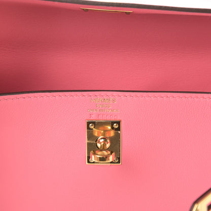 Hermes Swift Kelly Retourne 25 Rose Azalee 6 of 13