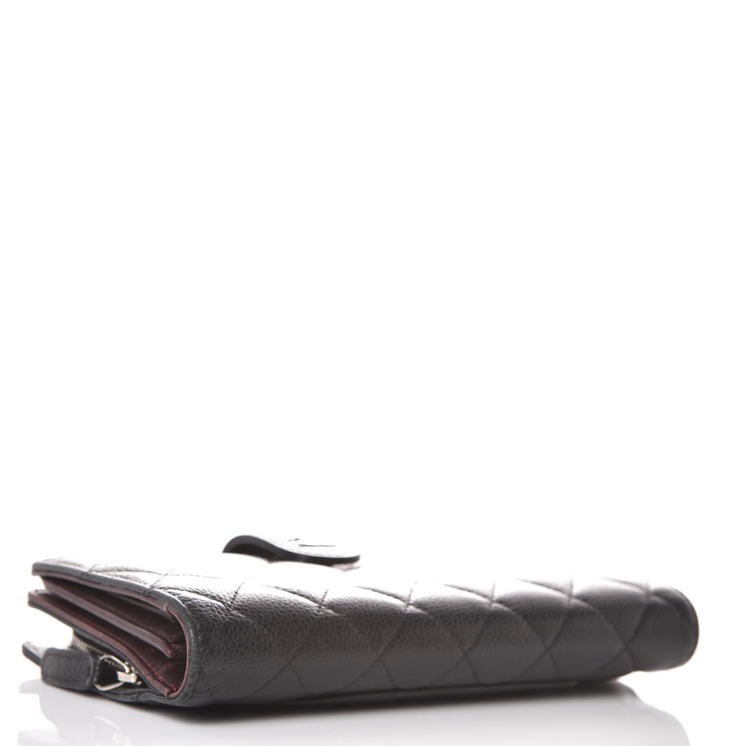 Chanel Caviar Quilted CC French Wallet Black 4 of 13