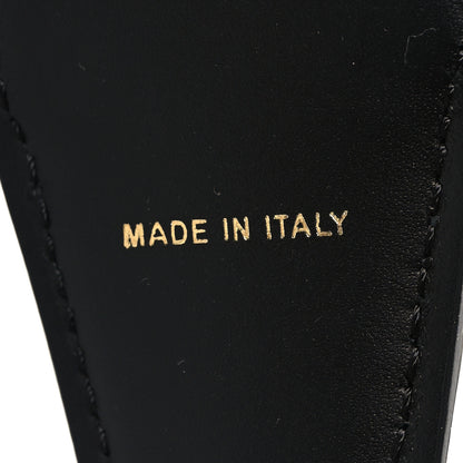 Fendi Jacquard Ribbon Vitello King FF Bi-Color Intreccio Adjustable Strap You Black White 5 of 5
