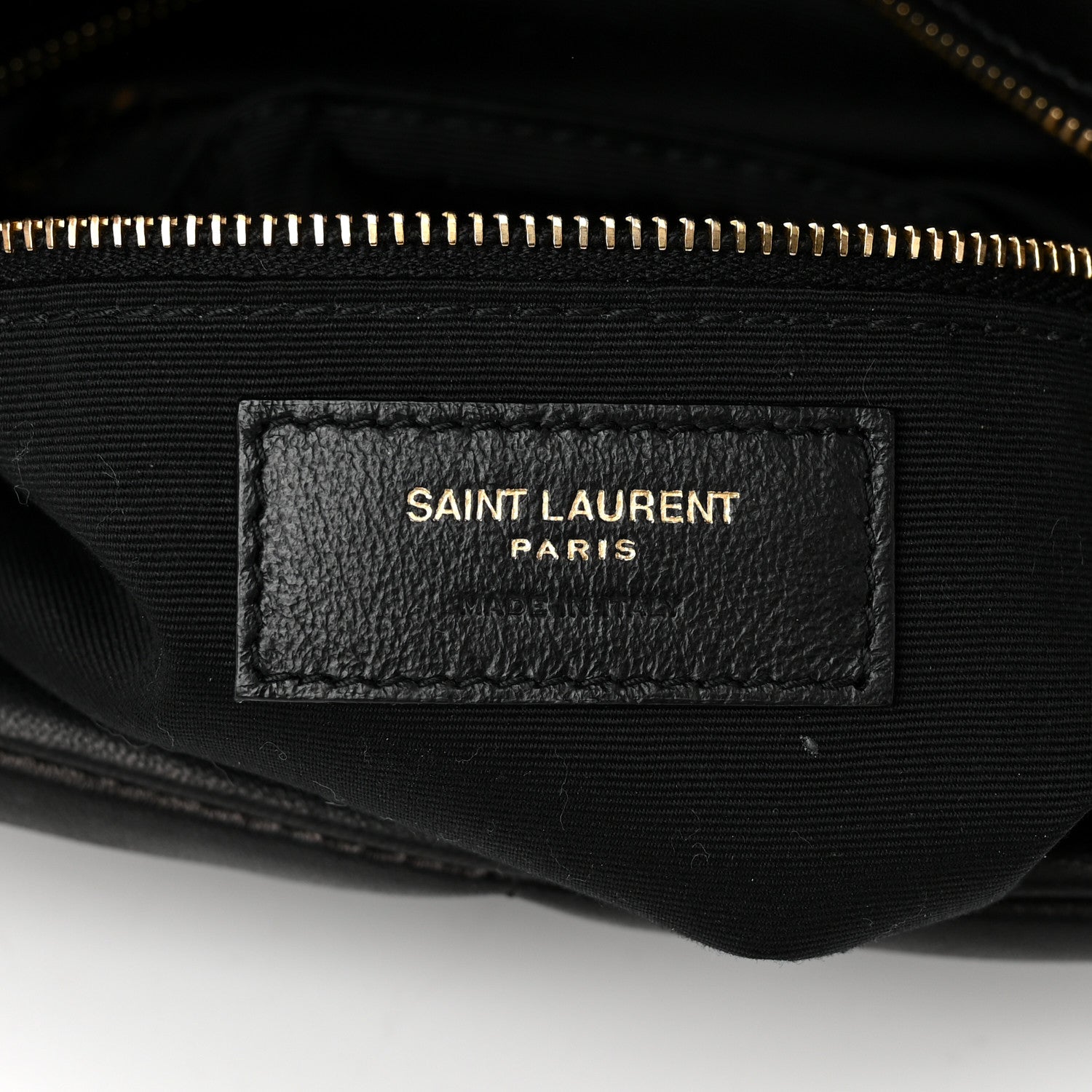 Saint Laurent Lambskin Quilted Medium Loulou Puffer Monogram Chain Satchel Black 6 of 12