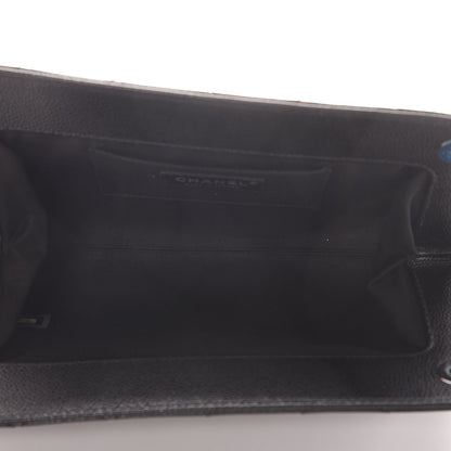 Chanel Caviar Quilted CC Large Clutch Black 5 of 7