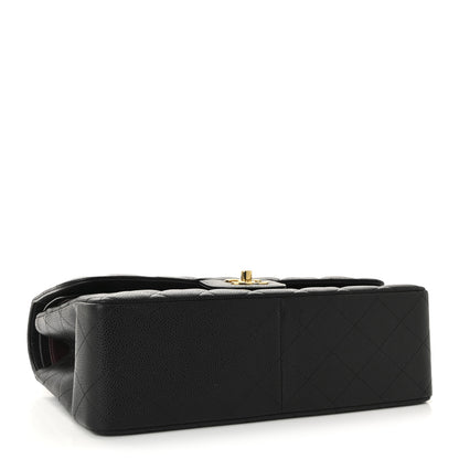 Chanel Caviar Quilted Jumbo Double Flap Black 4 of 10