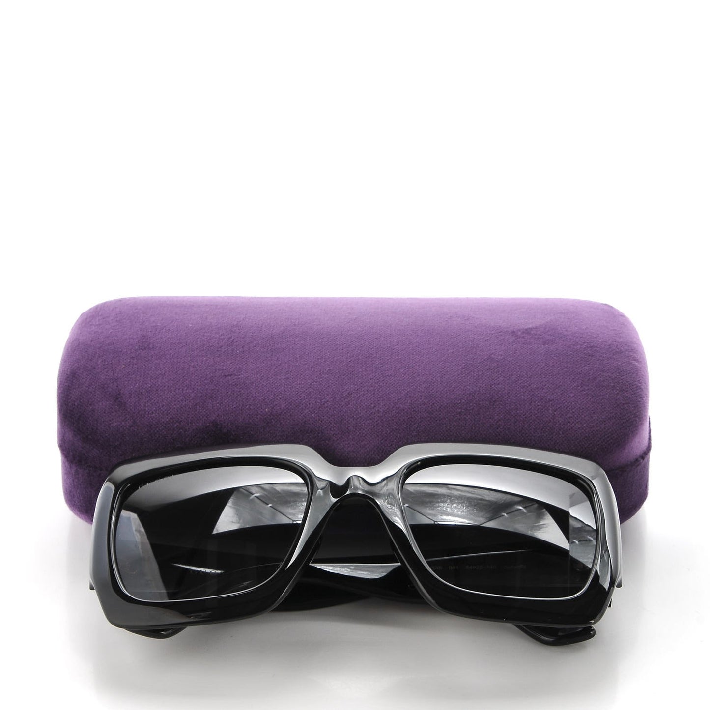 Acetate Square Frame Sunglasses GG0053S Black