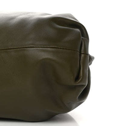 Bottega Veneta Smooth Butter Calf The Pouch Oversized Clutch Kaki Fondent 9 of 9