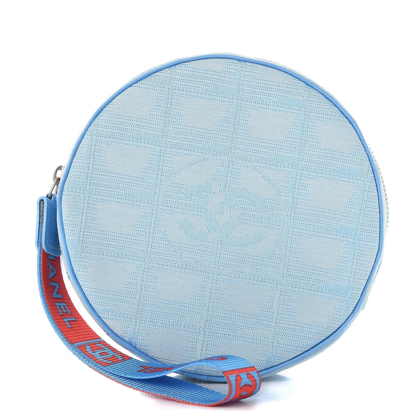 Nylon Travel Round Pouch Blue