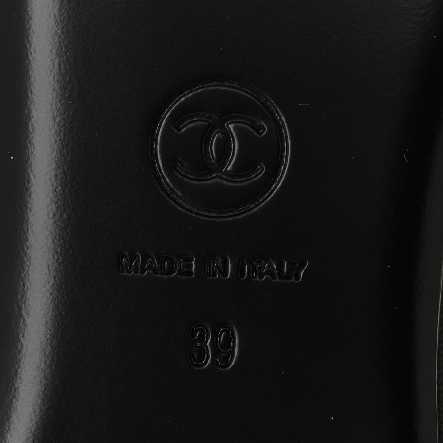 Lambskin Mary Jane Flats 39 Black