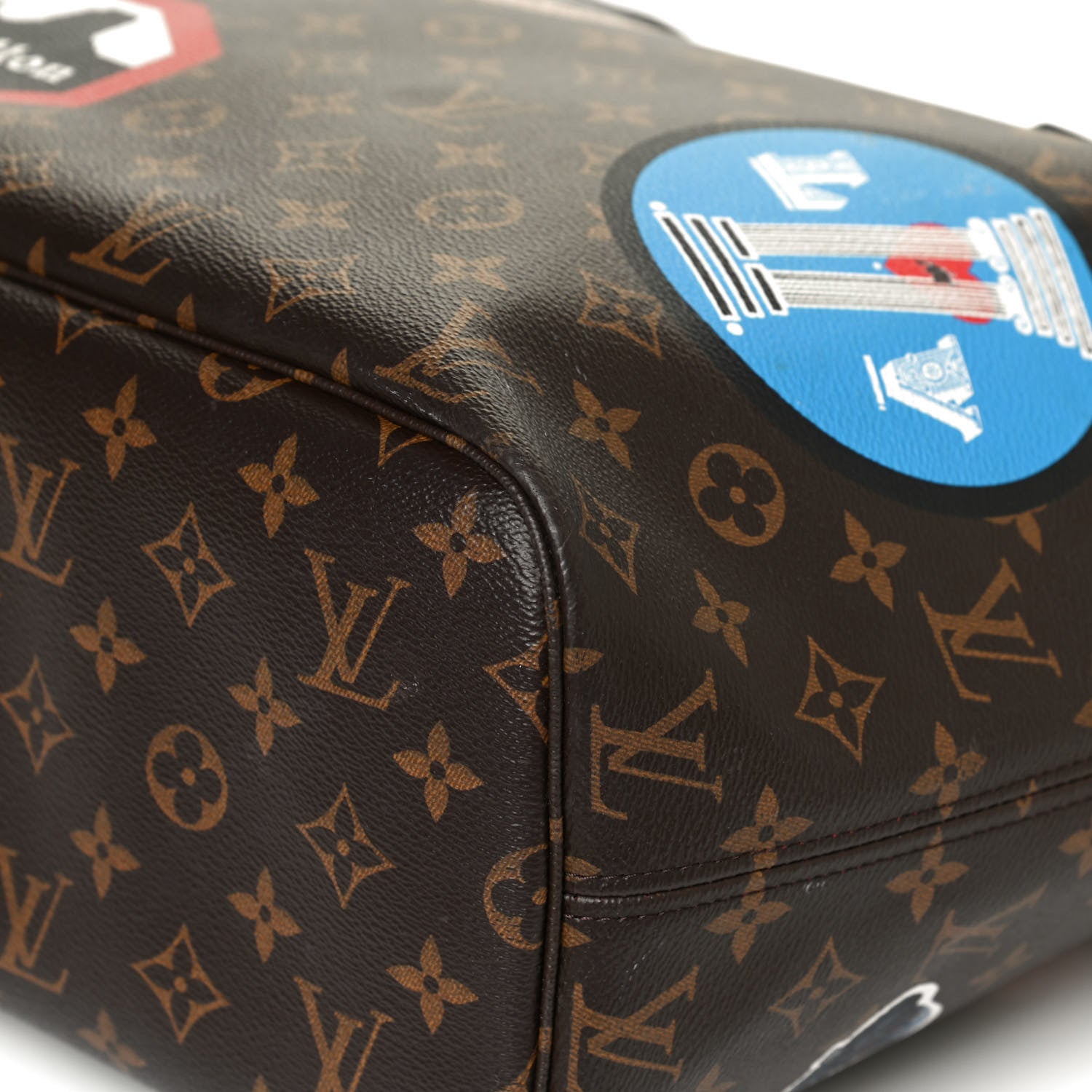 Louis Vuitton Monogram World Tour Neverfull MM 11 of 12