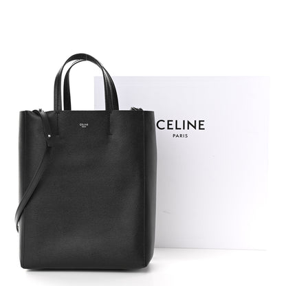 Celine Grained Calfskin Small Vertical Cabas Black 11 of 11