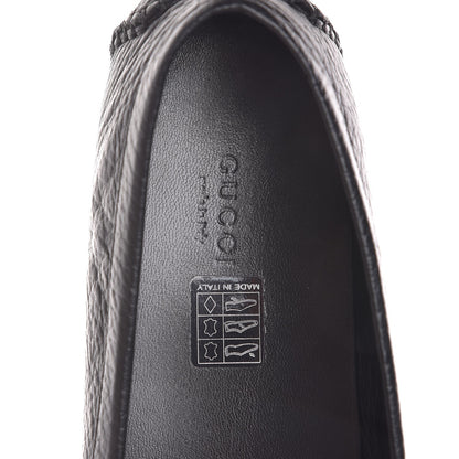 Gucci Cellarius Soft Interlocking G Driver Loafers 38.5 Black 9 of 13