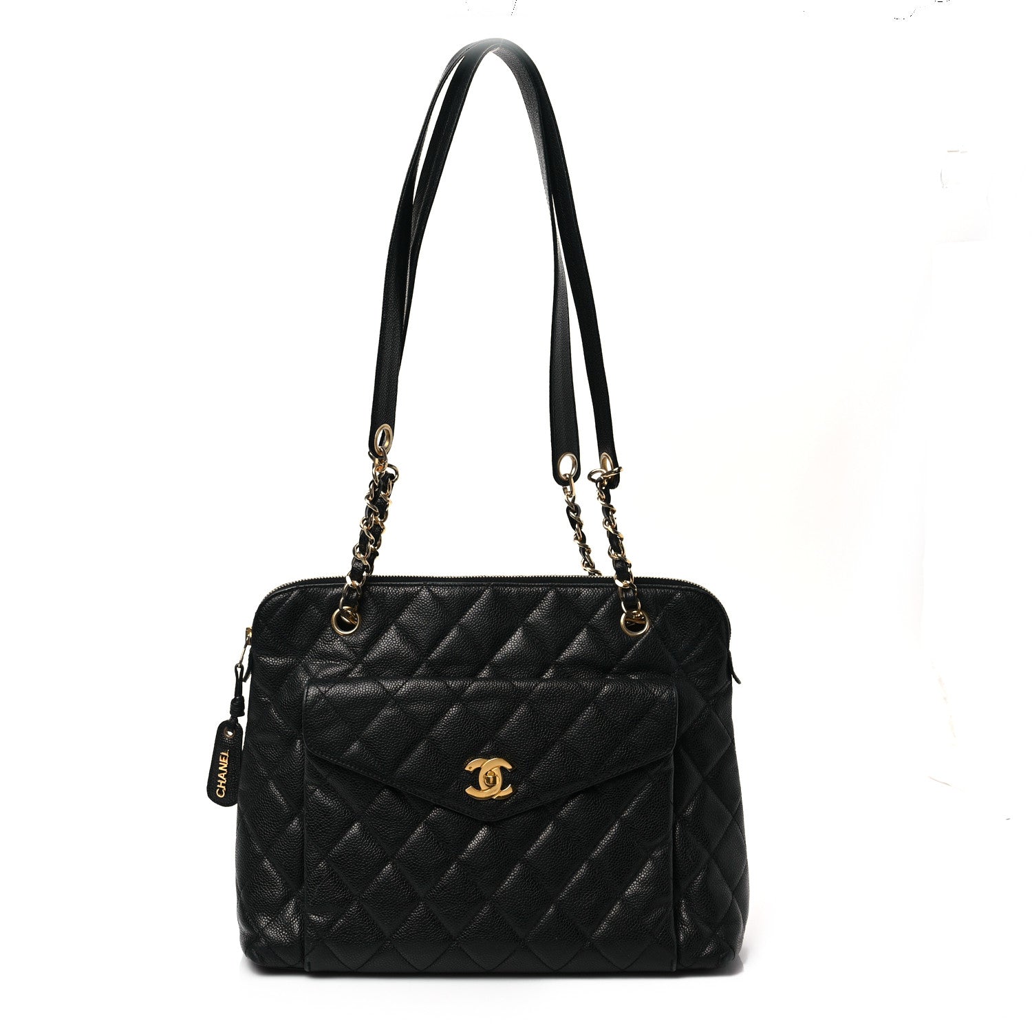 Chanel Caviar Quilted Flap Shoulder Bag Black 1 of 9