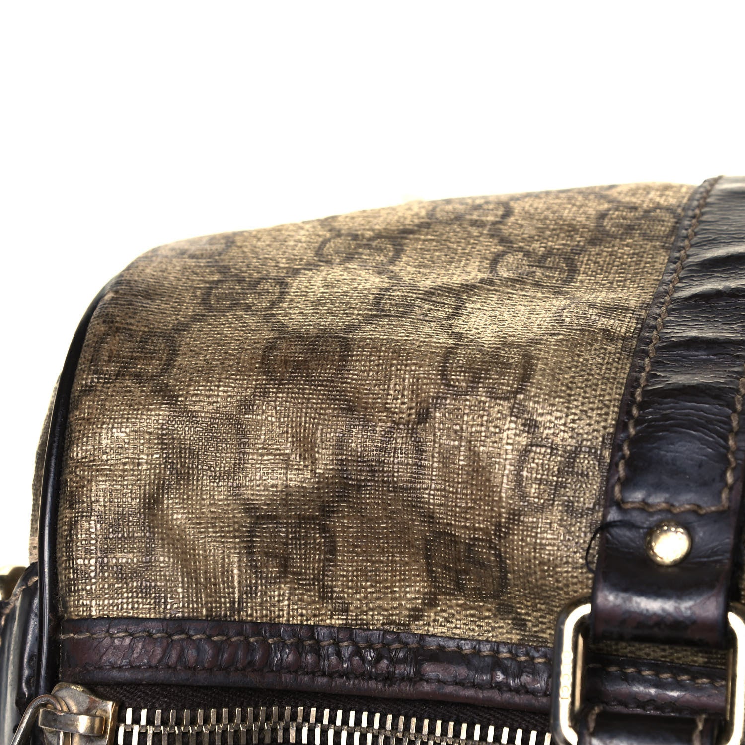 Gucci GG Plus Monogram Medium Joy Boston Dark Brown 12 of 15