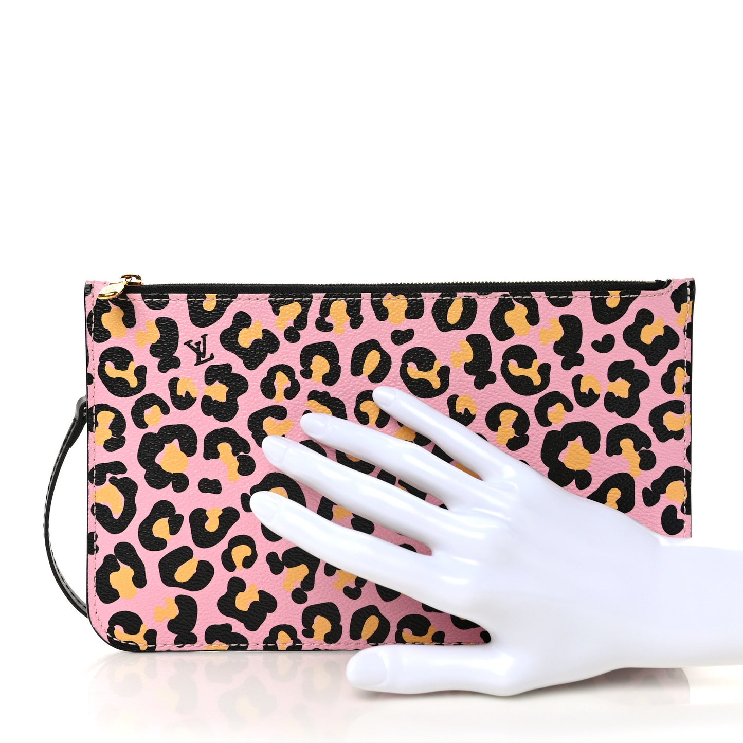 Monogram Giant Wild At Heart Neverfull MM Pochette Black