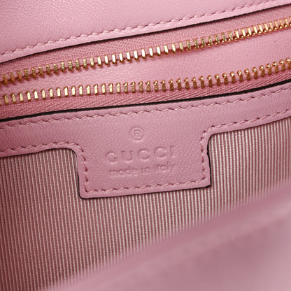 Gucci Lambskin Matelasse Medium GG Marmont Shoulder Bag Light Pink 6 of 13