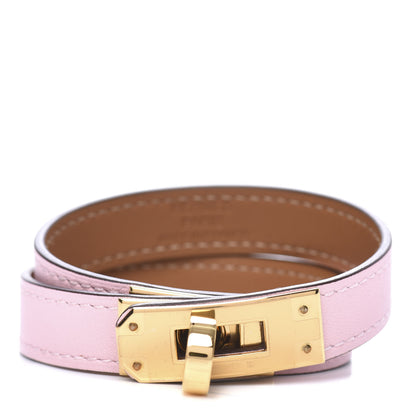 Hermes Swift Kelly Double Tour Bracelet T2 Rose Sakura 1 of 7