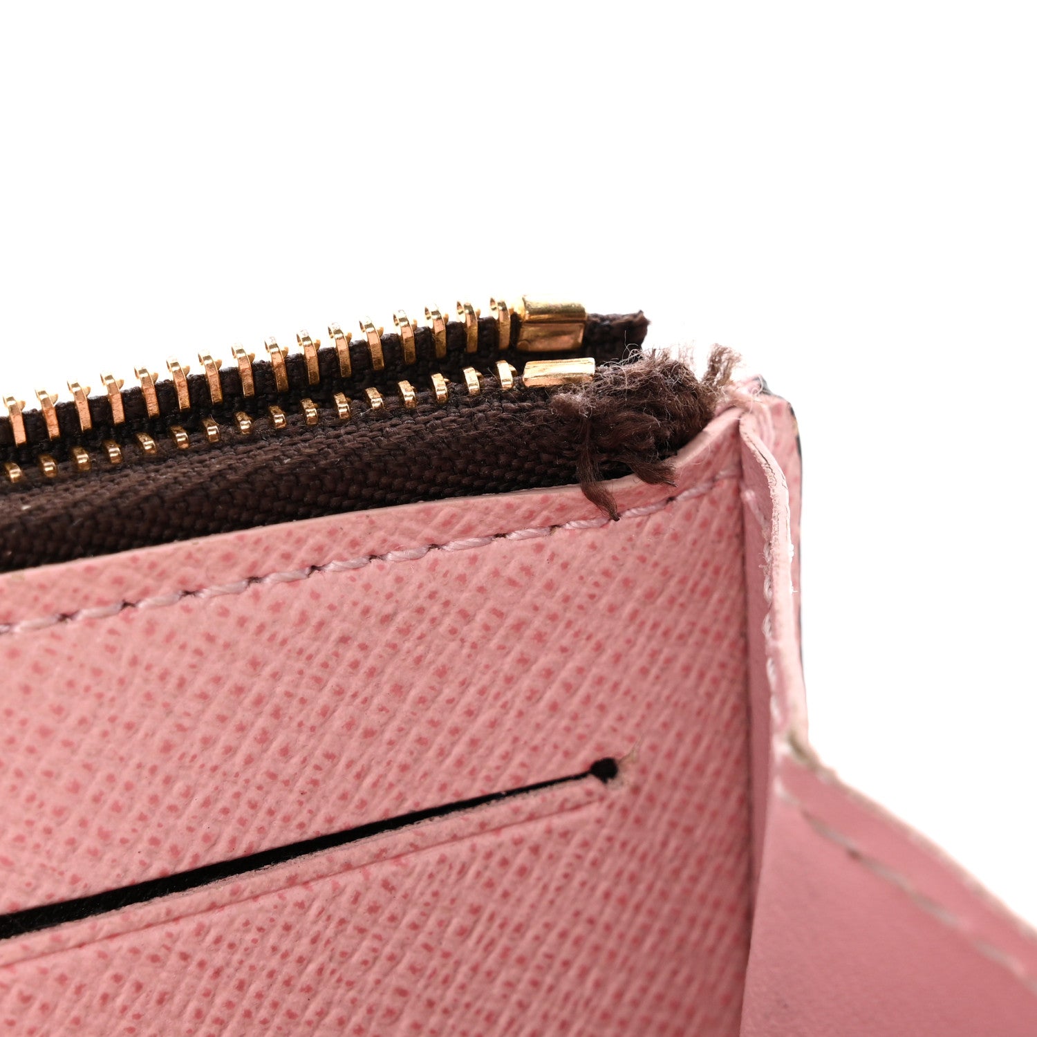 Louis Vuitton Damier Ebene Rosalie Coin Purse Rose Ballerine 9 of 9