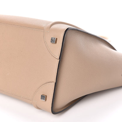 Celine Drummed Calfskin Mini Luggage Dune 12 of 12