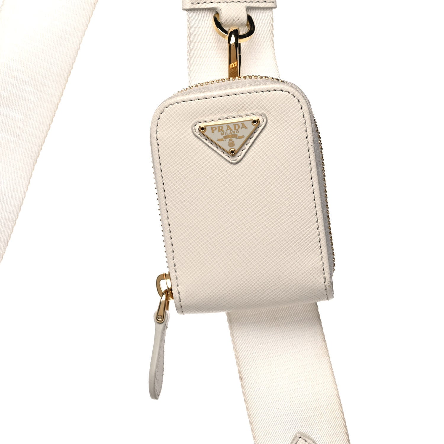 Prada Saffiano Re-Edition 2005 Shoulder Bag White 13 of 19