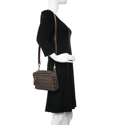 Burberry E-Canvas Monogram Camera Bag Bridle Brown 2 of 9