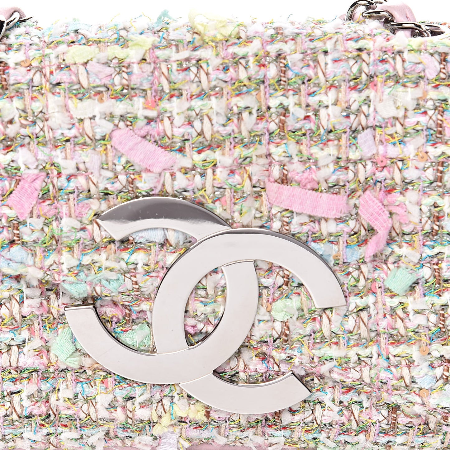 Tweed CC Flap Multicolor