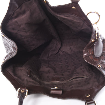 Gucci Guccissima Signature Large Sukey Tote Chocolate 7 of 9