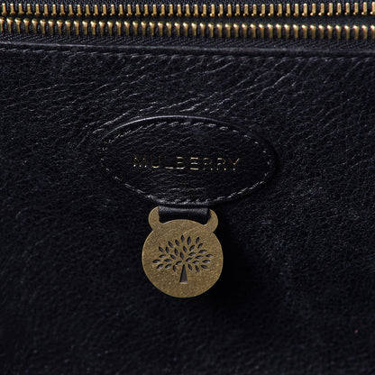 Mulberry Natural Leather Bayswater Tote Black 6 of 17