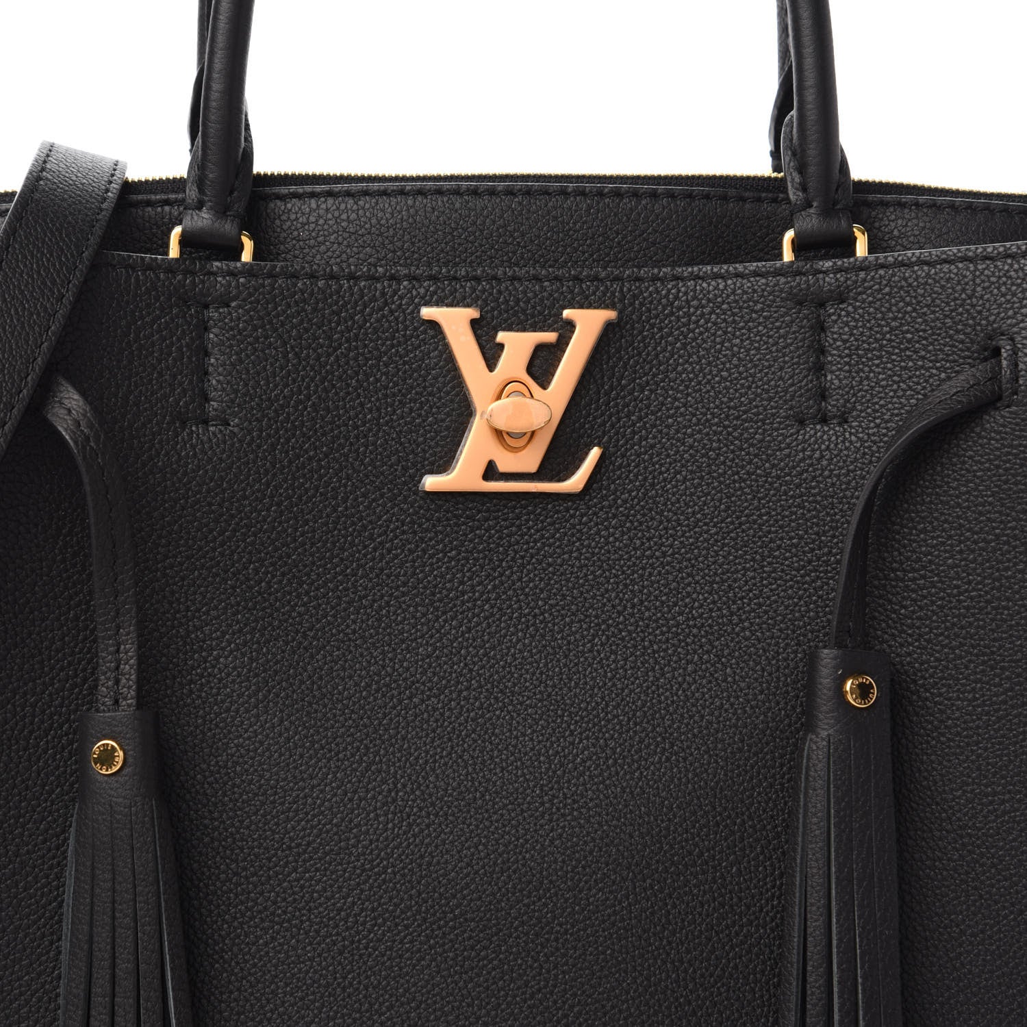 Louis Vuitton Calfskin Lockmeto Black 9 of 11