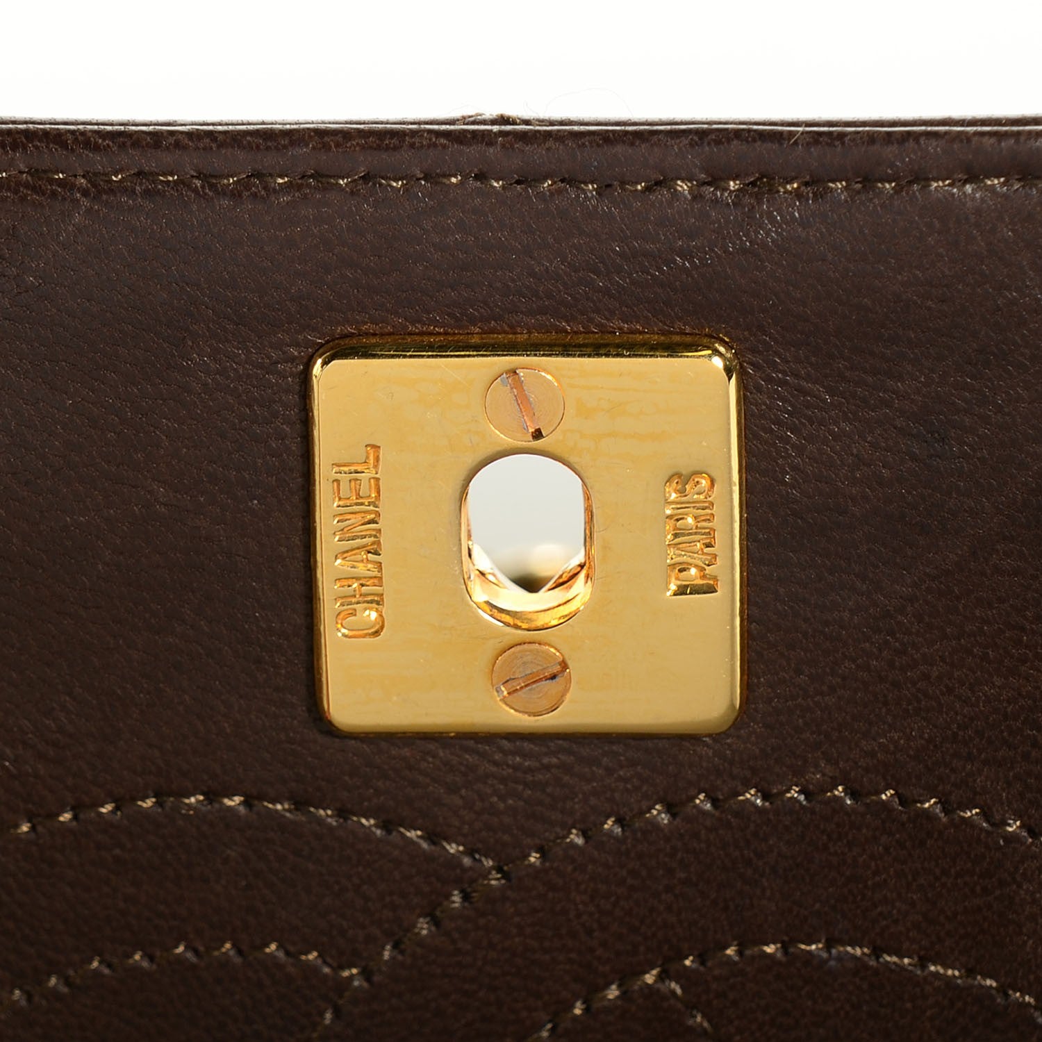 Chanel Lambskin Small Double Flap Brown 6 of 8