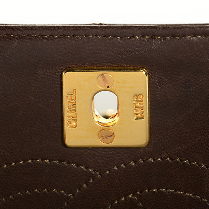 Chanel Lambskin Small Double Flap Brown 6 of 8