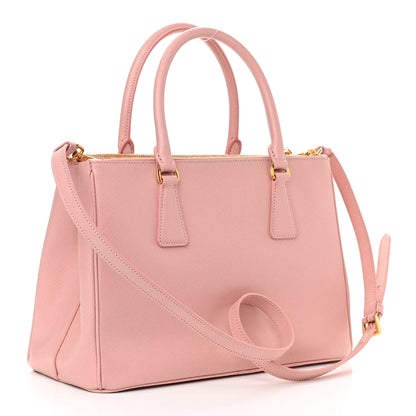 Prada Saffiano Small Galleria Double Zip Tote Orchidea 3 of 12
