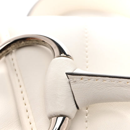 Gucci Nappa Vertical Matelasse Small Maxi Horsebit Chain Shoulder Bag Great White 15 of 15