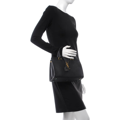 Saint Laurent Calfskin Monogram Baby Downtown Cabas Black 3 of 11