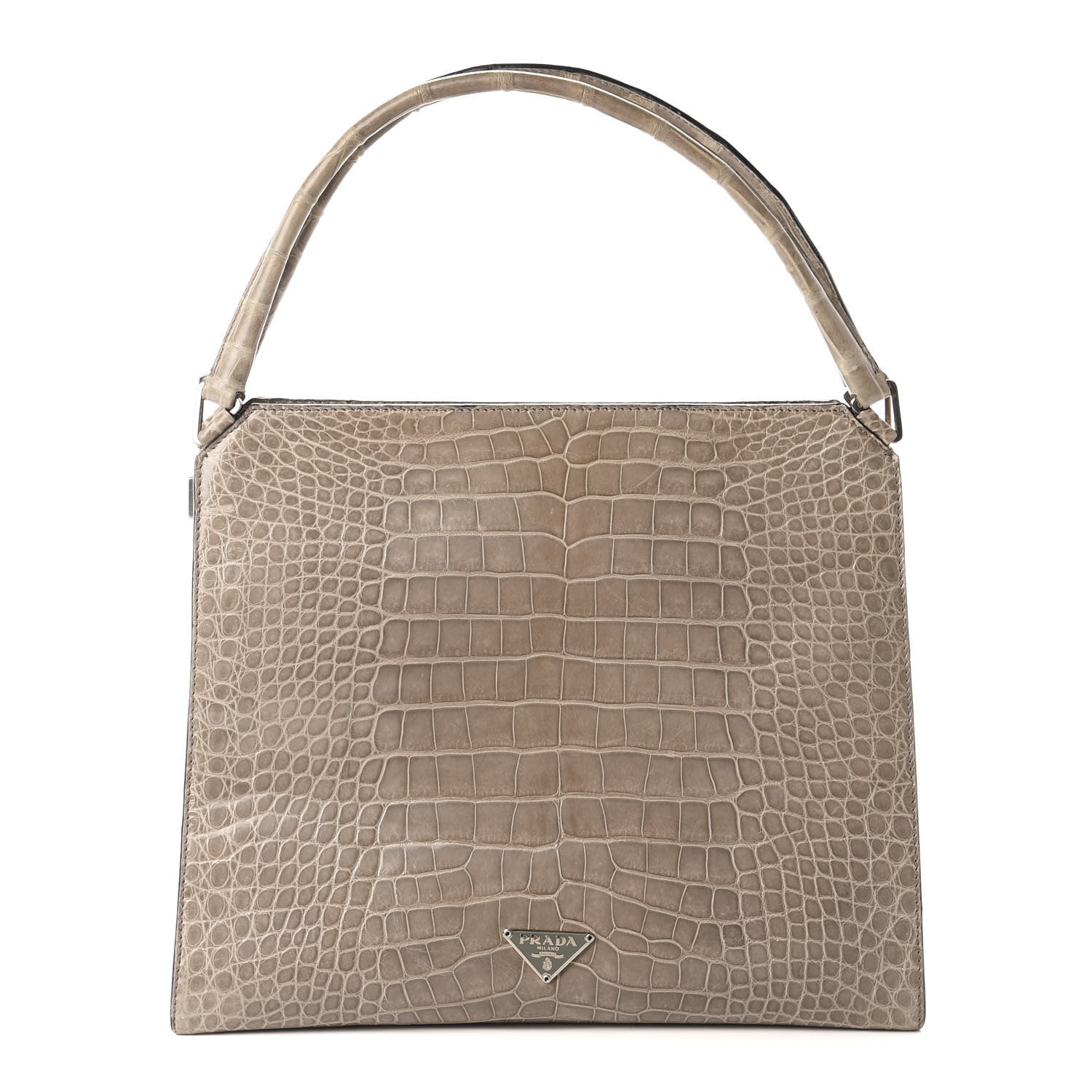 Prada Crocodile Frame Bag 1 of 9