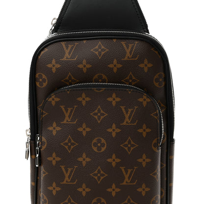 Louis Vuitton Monogram Macassar Avenue Sling Bag 8 of 11