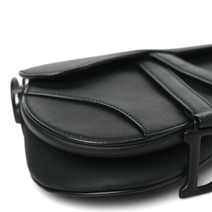 Christian Dior Ultra Matte Calfskin Mini Saddle Bag Black 9 of 11