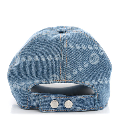 Chanel Denim Cap Hat Blue 6 of 8