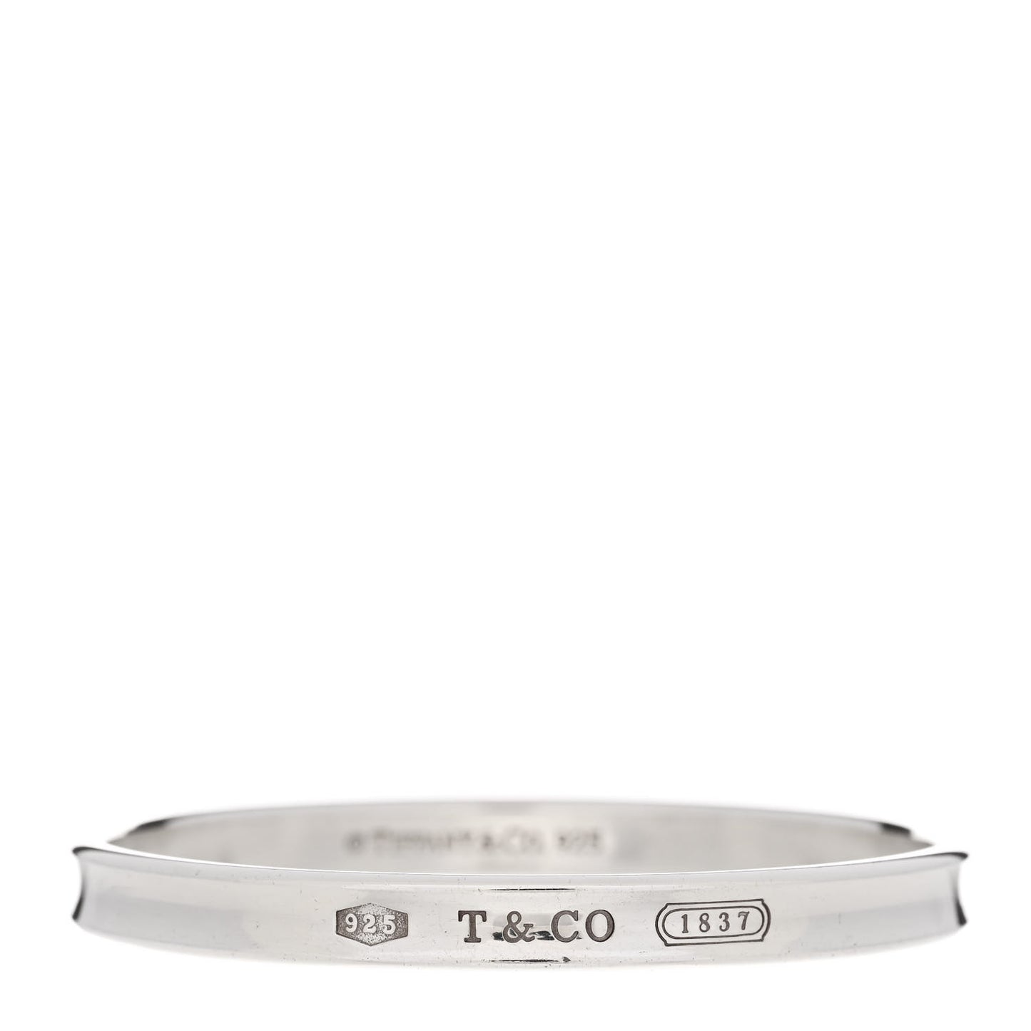 Sterling Silver Narrow 1837 Bangle Bracelet