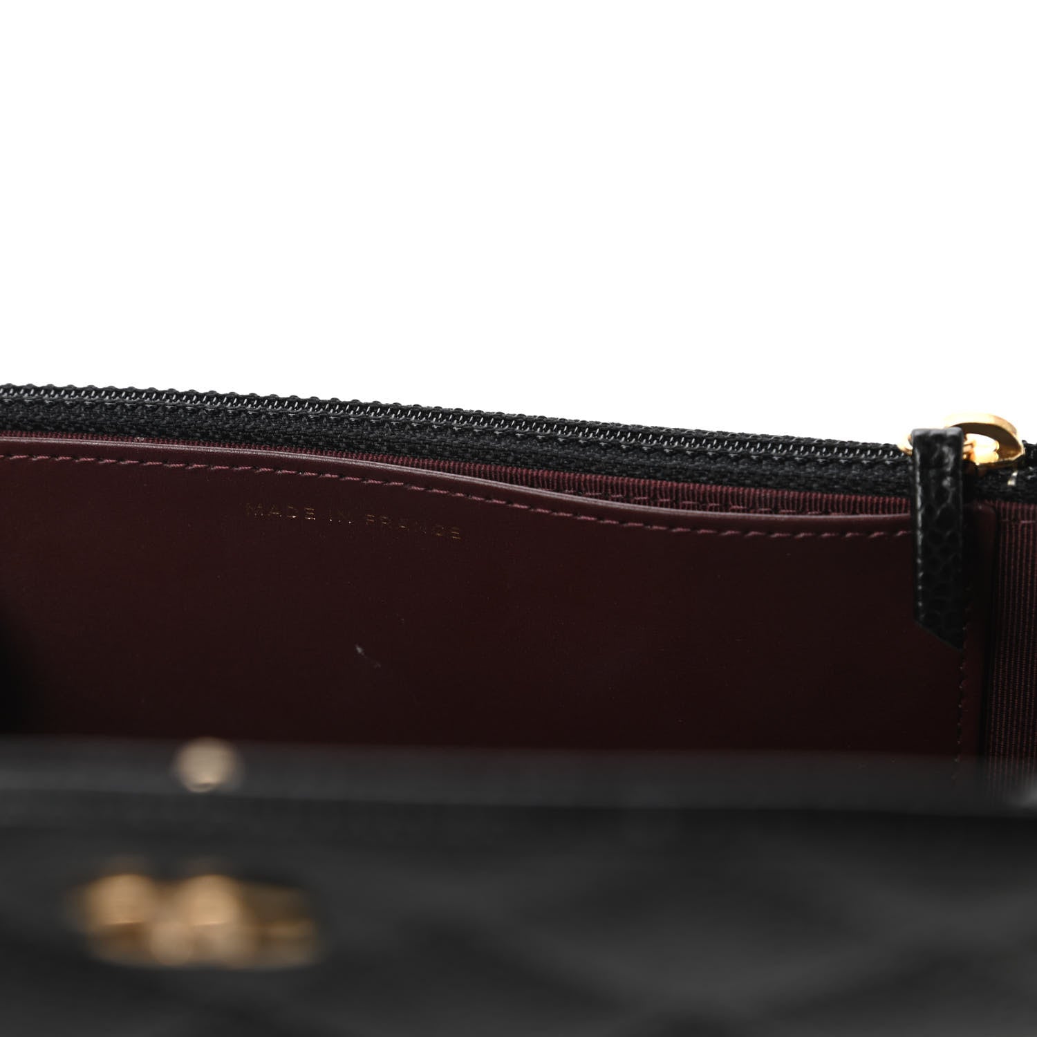 Chanel Caviar Quilted Wallet On Chain WOC Black 9 of 12
