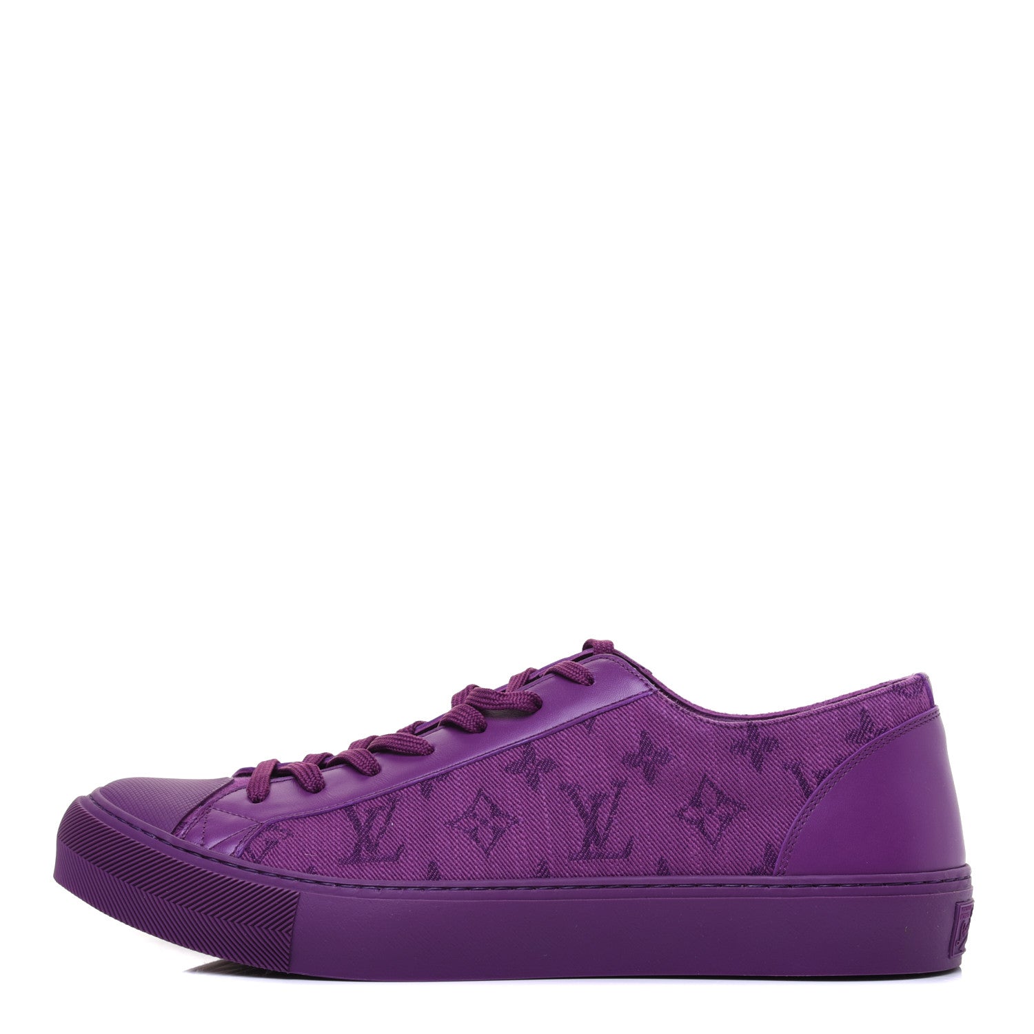 Louis Vuitton Canvas Monogram Mens Tattoo Sneakers 7 Violet 1 of 11
