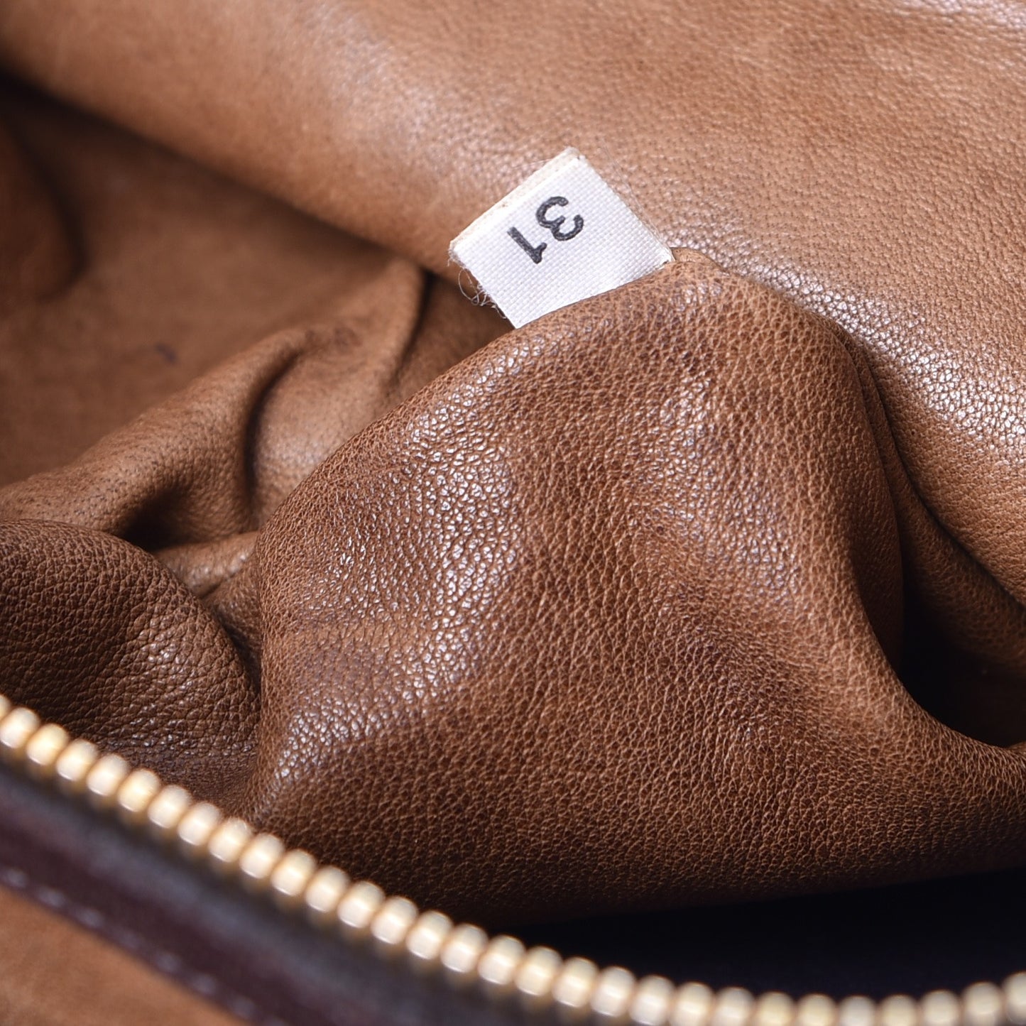 Nappa Studded Aviator Shopping Tote Caffe