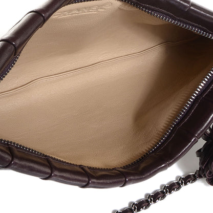 Chanel Lambskin Pleated Tassel Shoulder Bag Brown 5 of 7