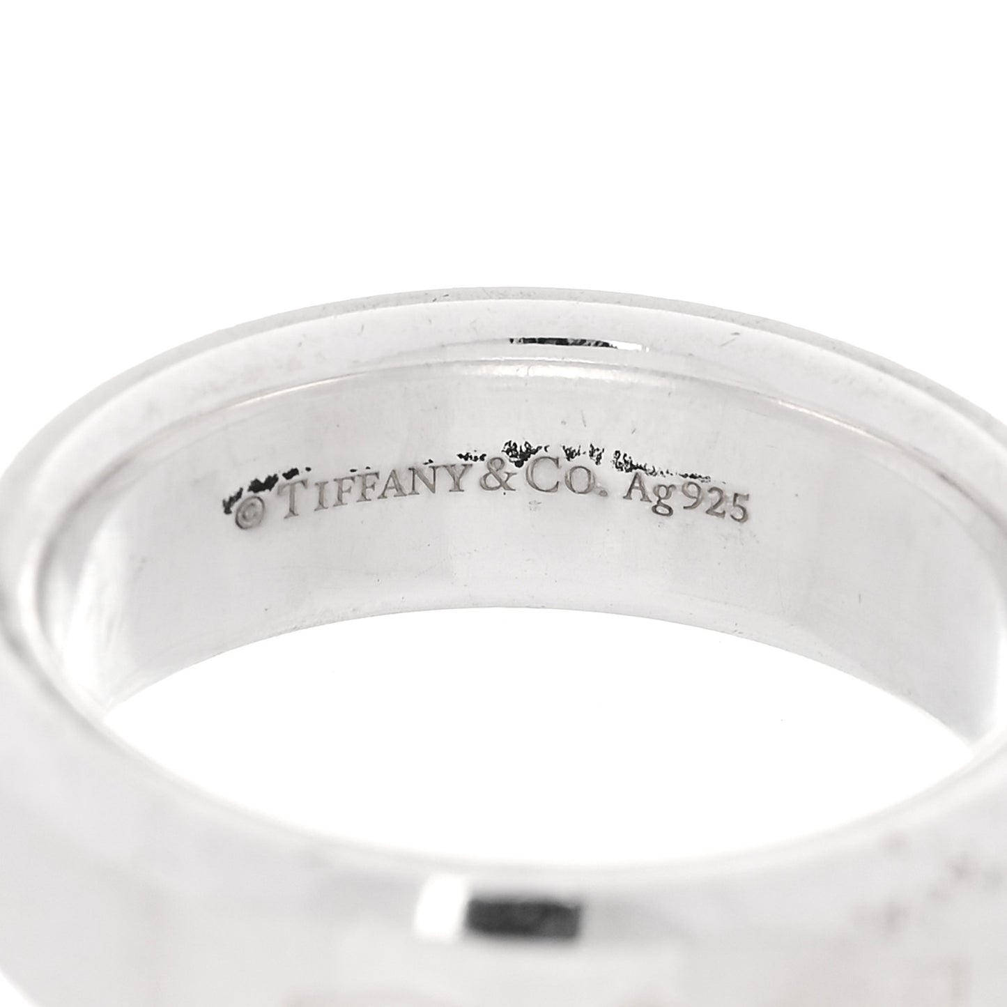 Sterling Silver 1837 Makers Medium Slice Ring 58 8.5
