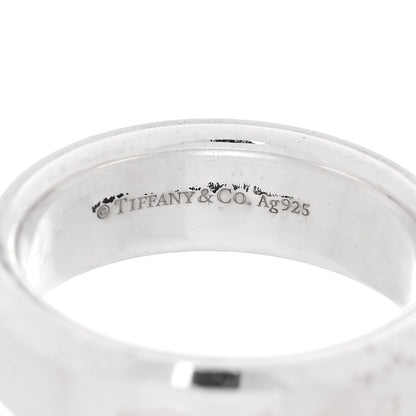 Tiffany Sterling Silver 1837 Makers Medium Slice Ring 58 8.5 5 of 5