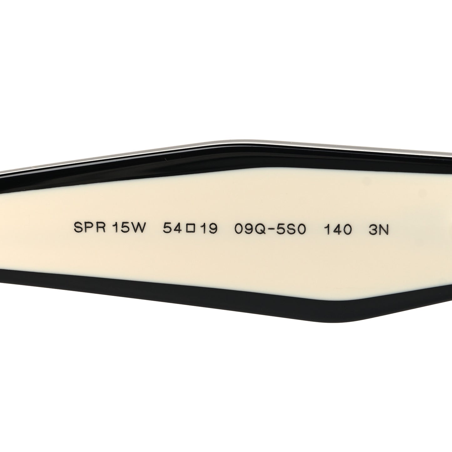 Acetate Sunglasses SPR 15W Black White