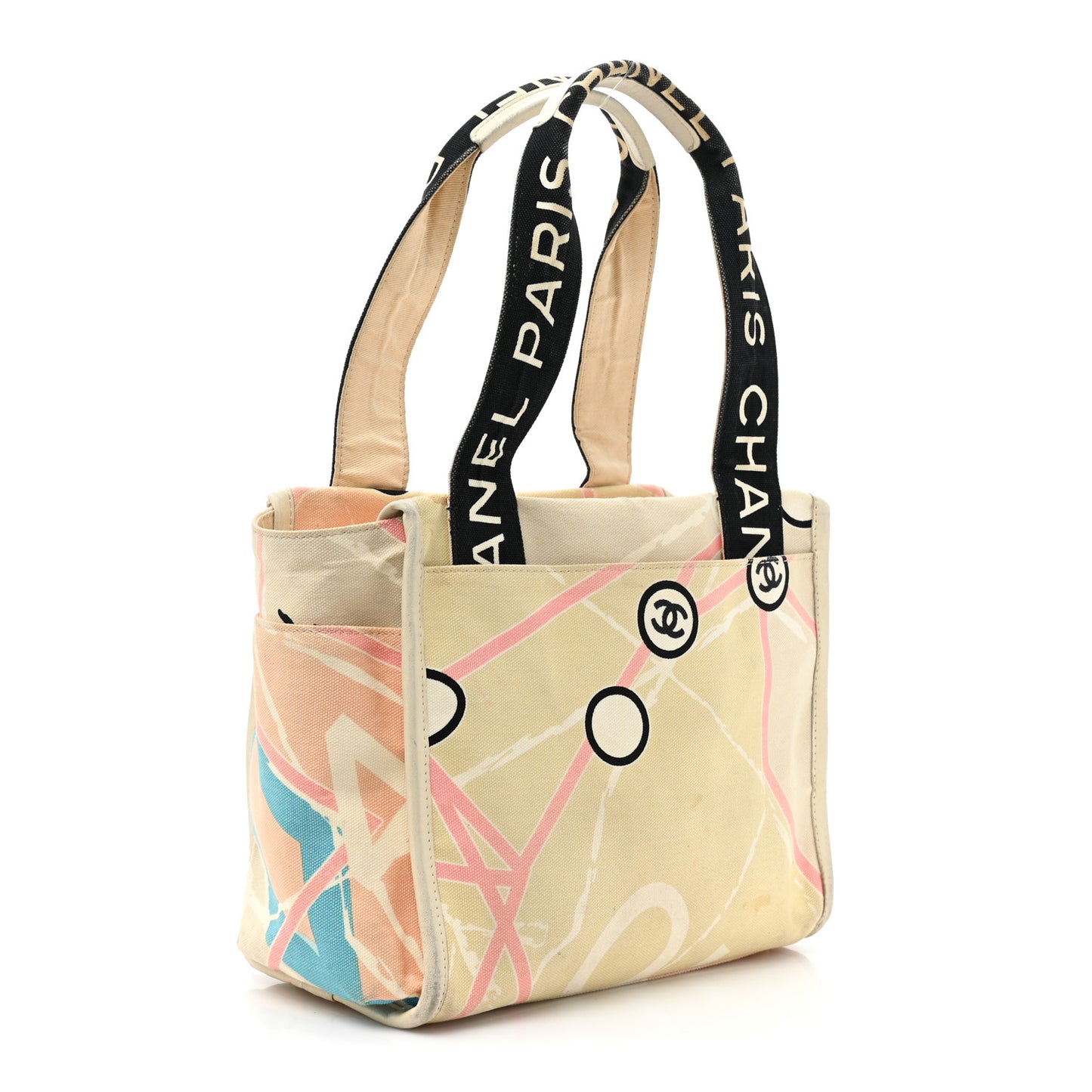 Canvas Printed Eiffel Tower Shoulder Bag