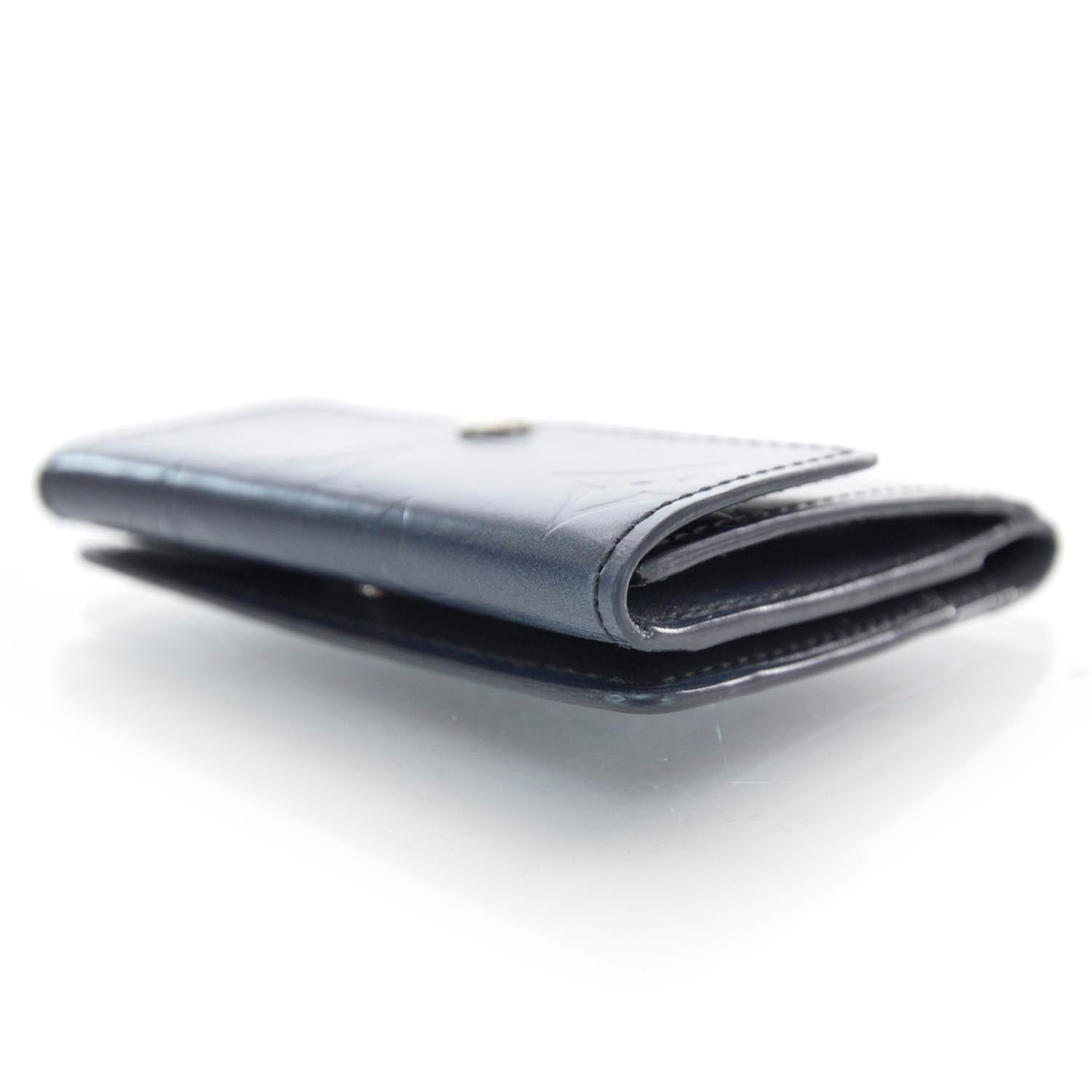 Louis Vuitton Mat Monogram Ludlow Wallet Blue 3 of 7