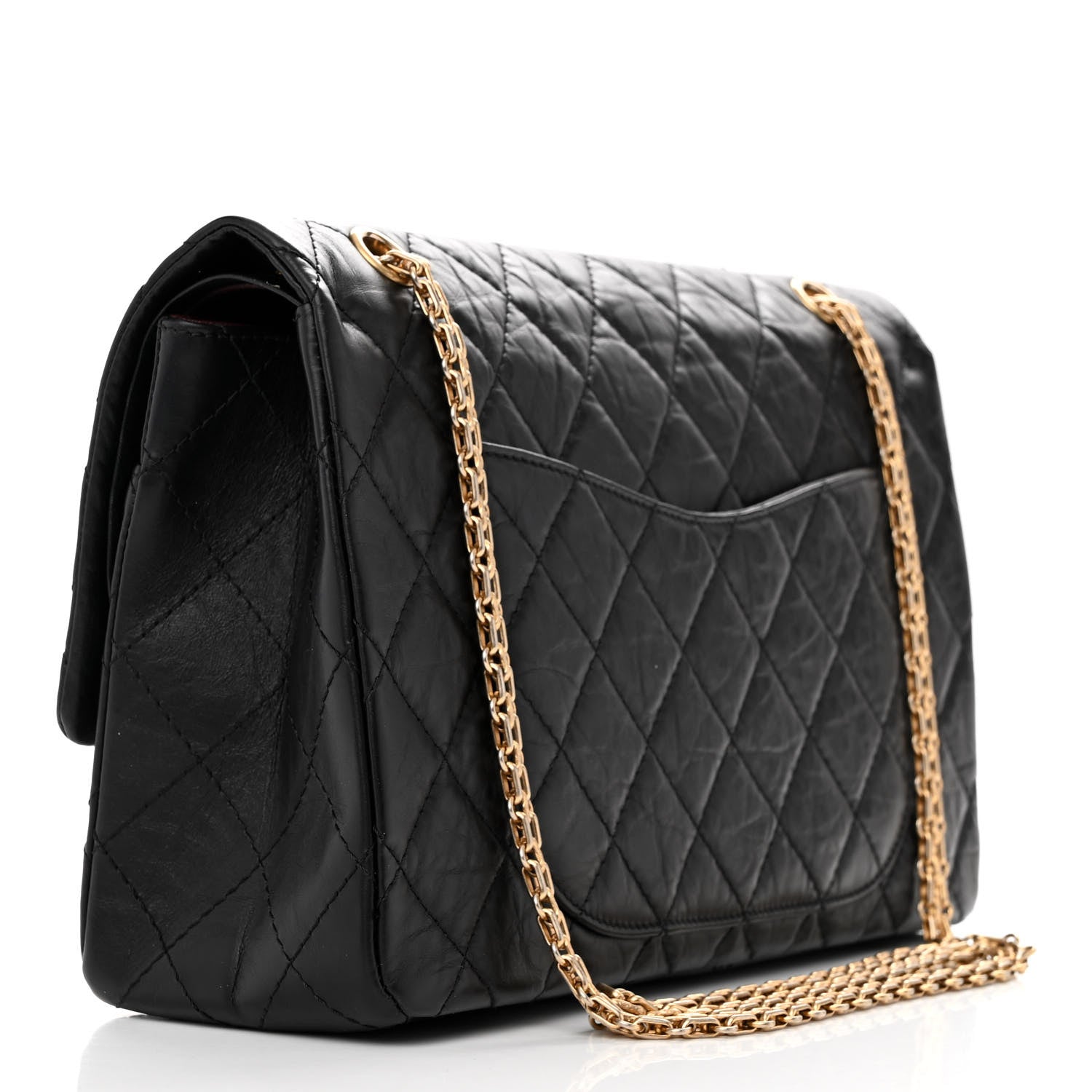 Chanel Aged Calfskin Quilted 2.55 Reissue 227 Flap Black 3 of 12