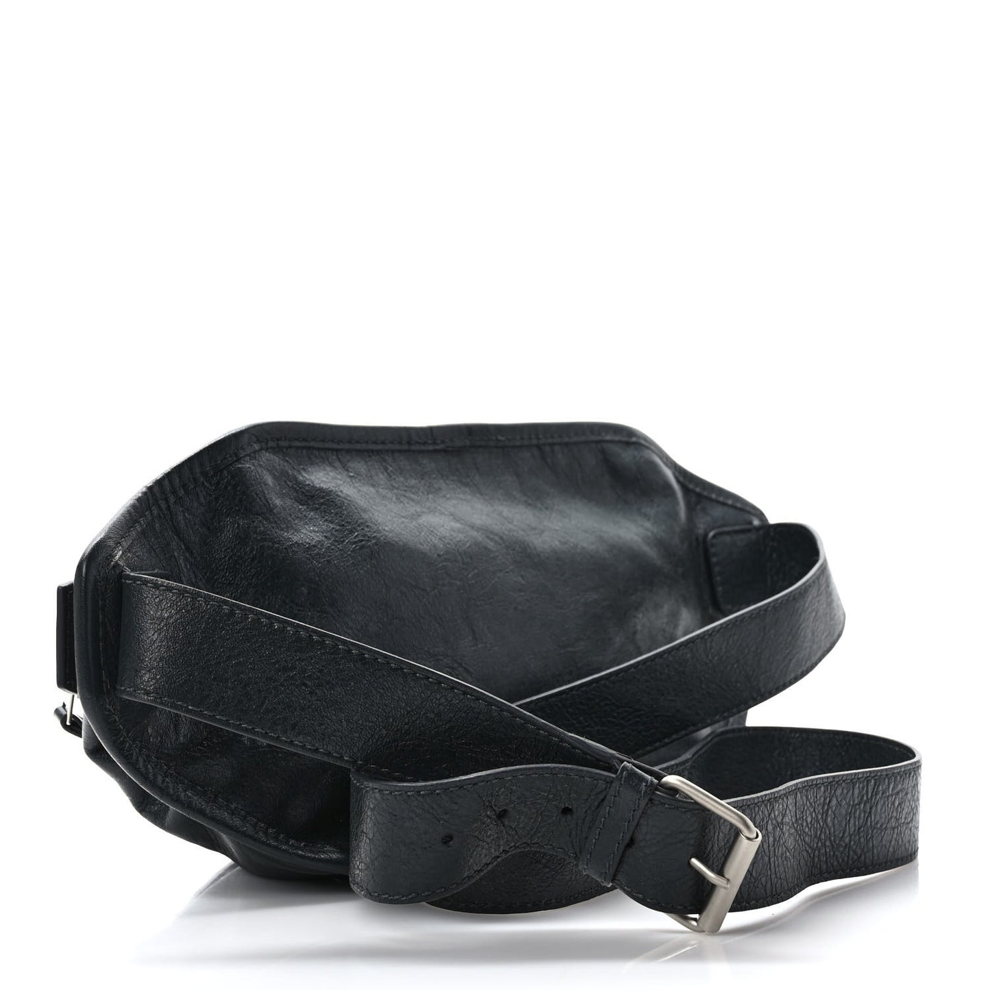 Lambskin Classic Hardware Neo Lift Hip Bag Black