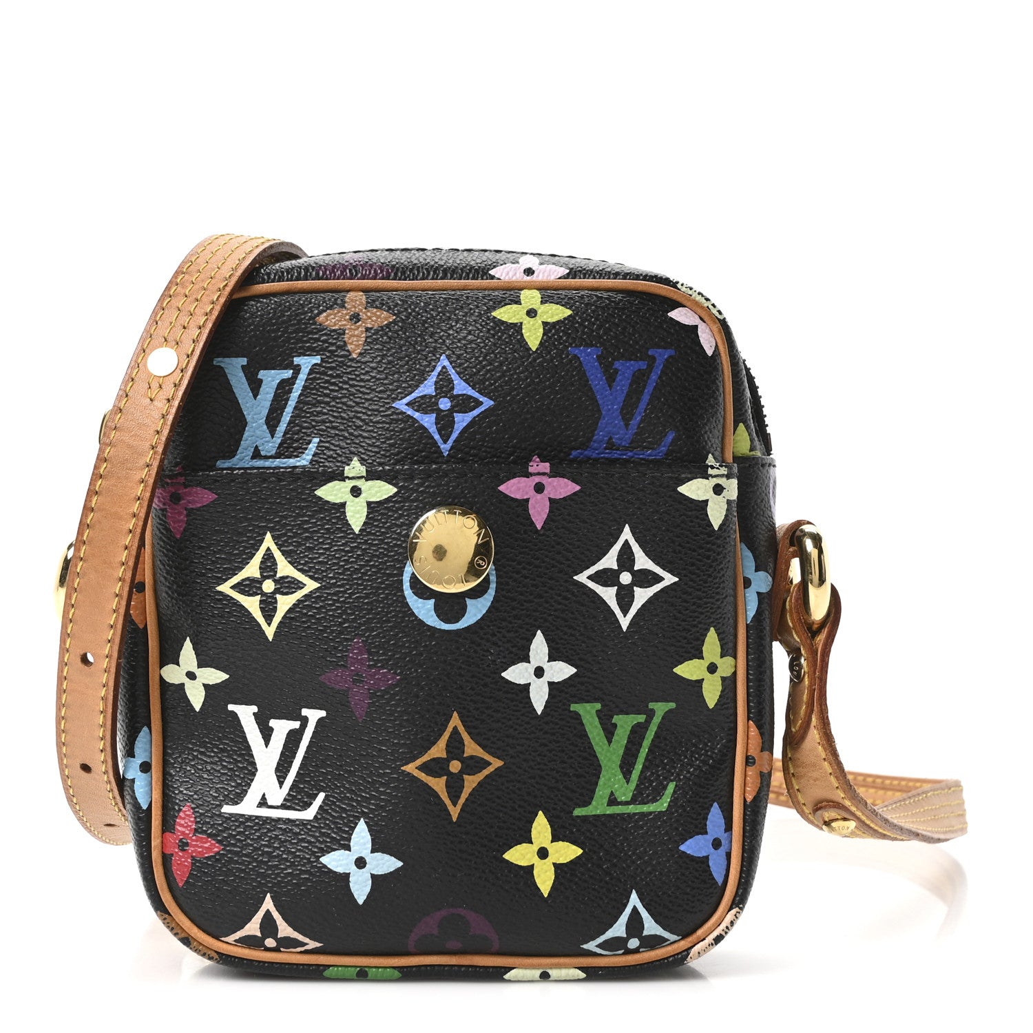 Louis Vuitton Monogram Multicolor Rift Black 1 of 9