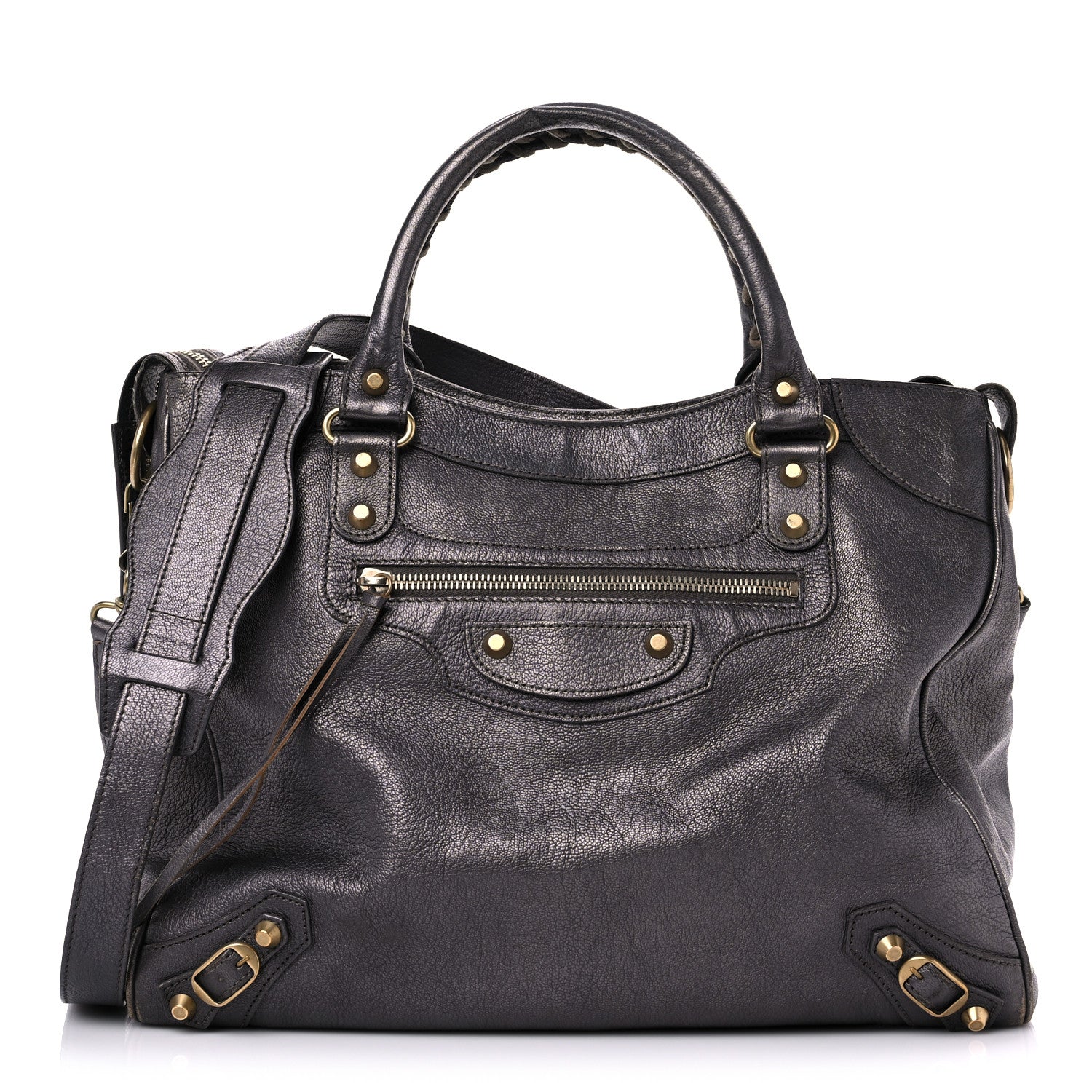 Balenciaga Agneau Classic Hardware Velo Anthracite 1 of 30