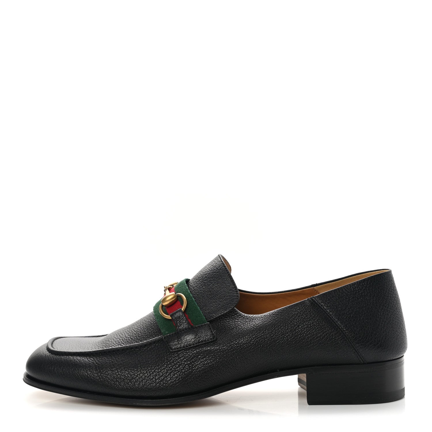 Gucci Havely Kid Web Mens Horsebit Loafers 12 Black 1 of 10